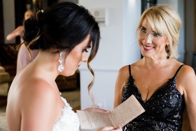 Mother Daughter candid wedding moment