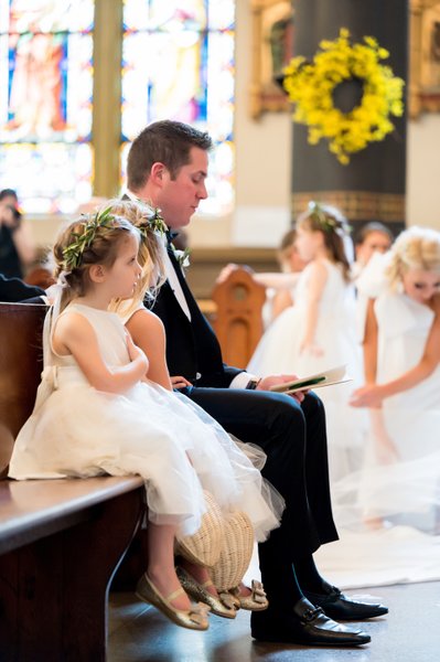 st stanislaus church pittsburgh wedding flower girl