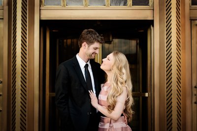 Downtown Ft Wayne Engagement Photography Session