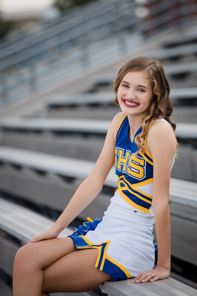 Girl Senior Portraits Cheerleading 2018