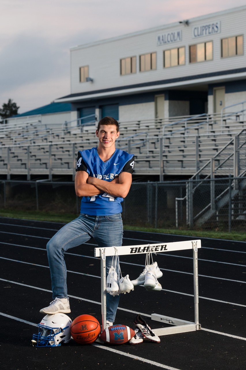 Malcolm High School Track Senior Photos