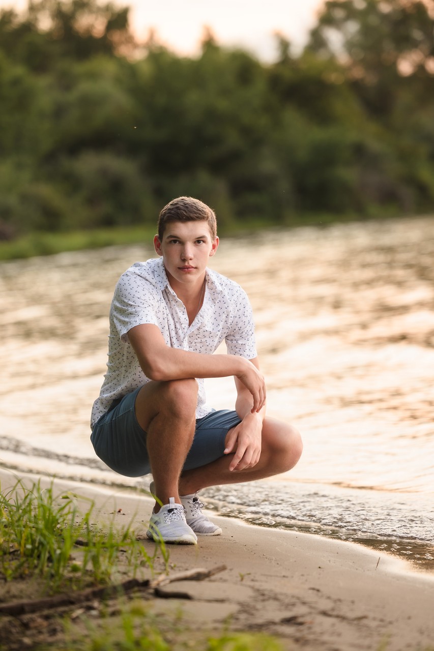 Branched Oak Lake Senior Photos Lincoln NE