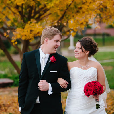 Wedding Portraits at Nebraska Wesleyan University