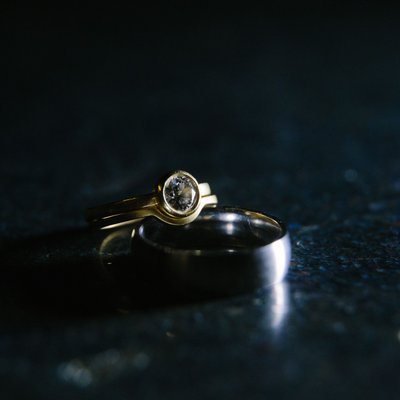 Gold Handmade Engagement Ring