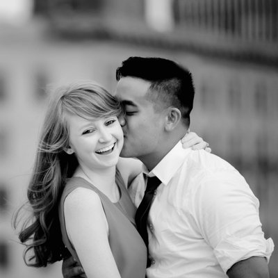 Downtown Lincoln Engagement Photos
