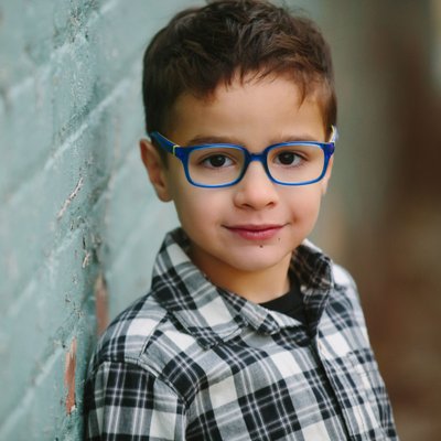Young Boy Serious Portrait