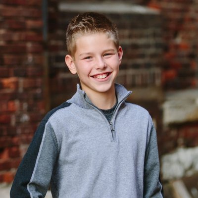 Boy in Downtown Lincoln Alley