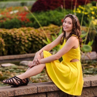 Senior Photos Sunken Gardens