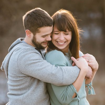 Engagement Pictures at Pioneers Park Nebraska