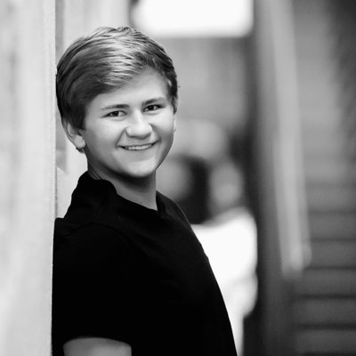 Parking Garage Senior Photos