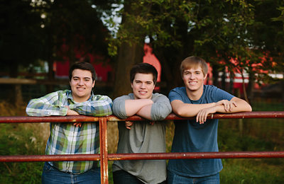 Senior Pictures with Triplets