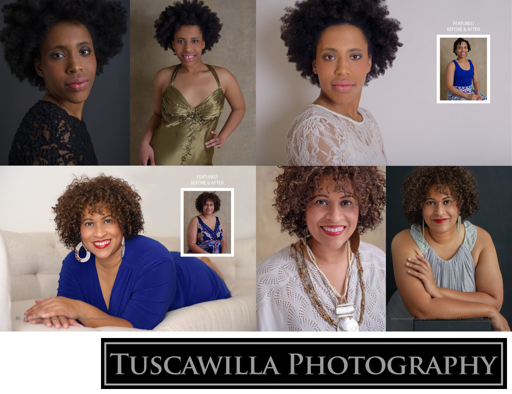Tuscawilla Photography magazine before after makeover