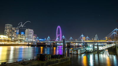 London Eye & Hungerford Bridge