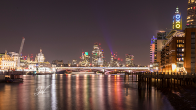 City of London night photography