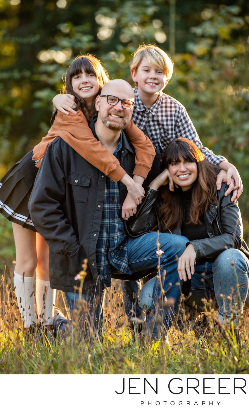 Family Portrait in a field