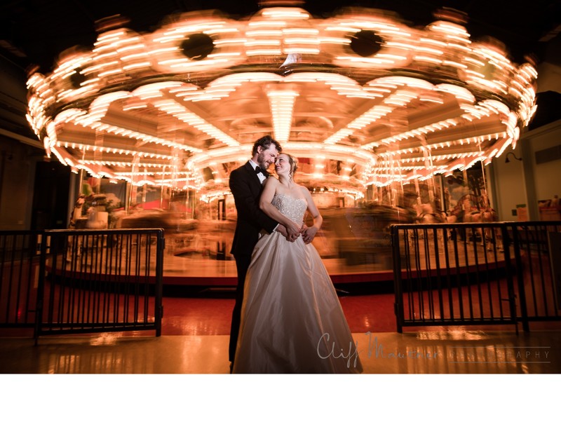 Please Touch Museum Carousel Wedding Photos