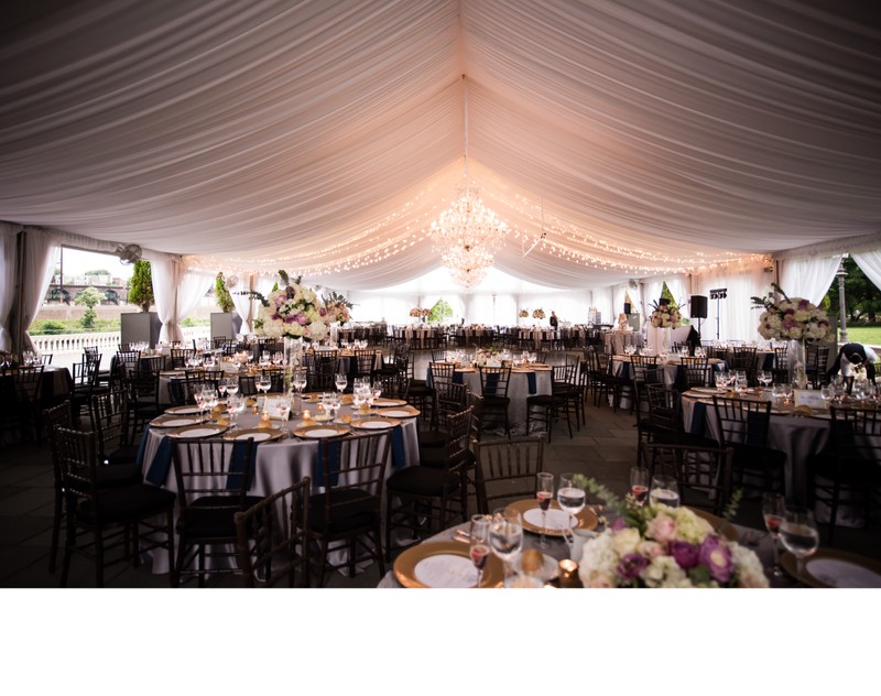 Tented Wedding Receptions at the Water Works