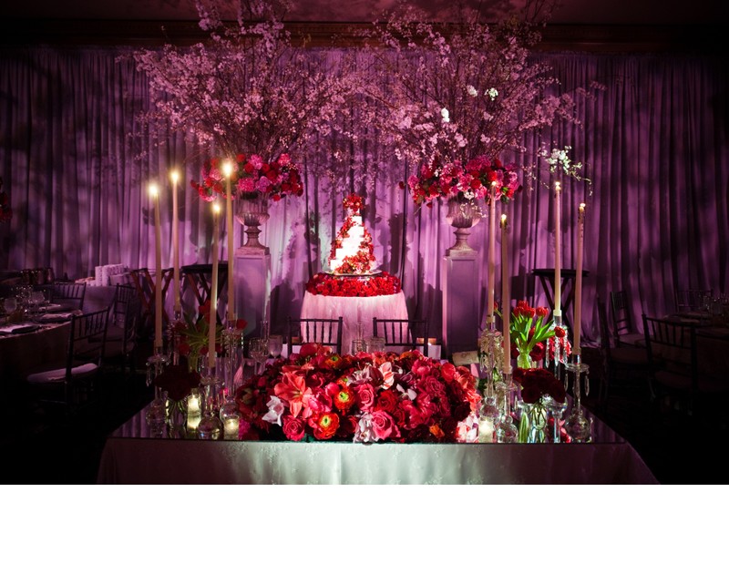 Westin Philadelphia Hotel Sweetheart Table and Cake