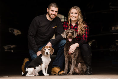 Engagement Pictures with Dogs