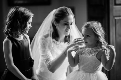 Bride and Flower Girls at Union League