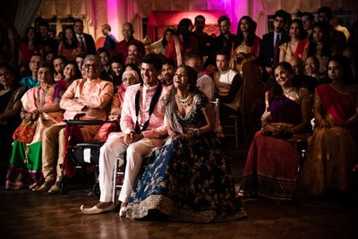 Colorful Indian Wedding Reception Photos