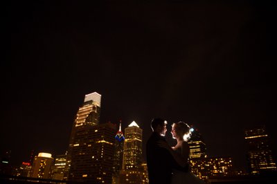 Philadelphia Skyline Wedding Photos