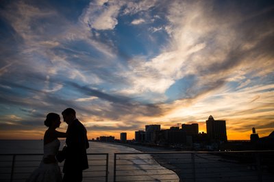 Sunset Wedding Photos in New Jersey