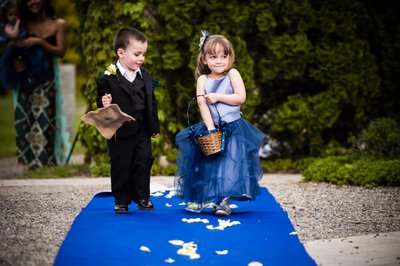 Ring Bearer and Flower Girl at Grounds for Sculpture