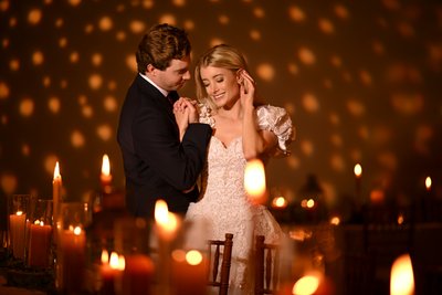 Candlelight Wedding Reception Photos