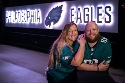 Engagement Photos at Lincoln Financial Field