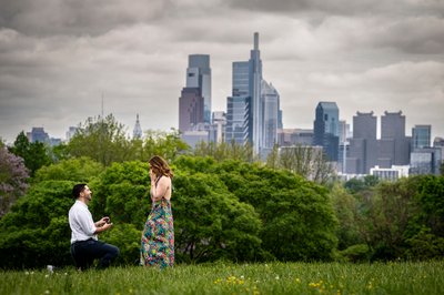 Belmont Plateau Marriage Proposal