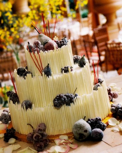 Unique Wedding Cake at Rittenhouse Hotel