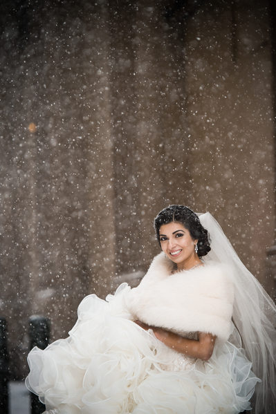 Bride in Snow