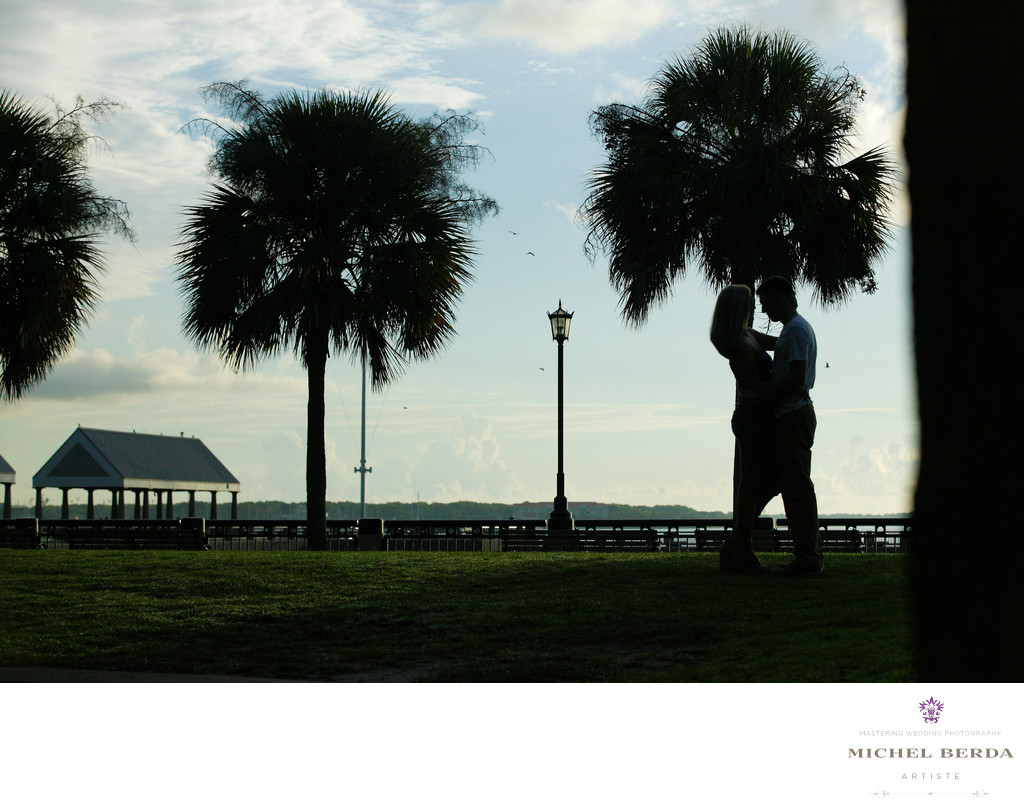 Engagement At Waterfront Park Charleston Sc