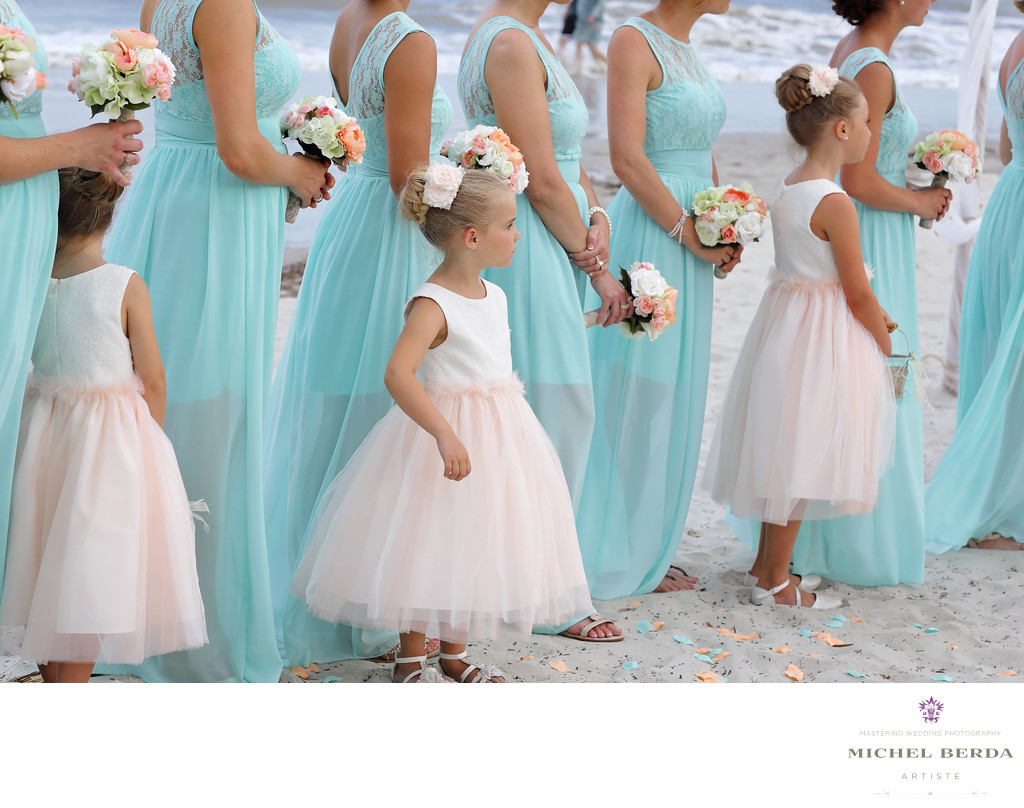 Flower girls Weddings Palmetto Dunes Oceanfront Resort
