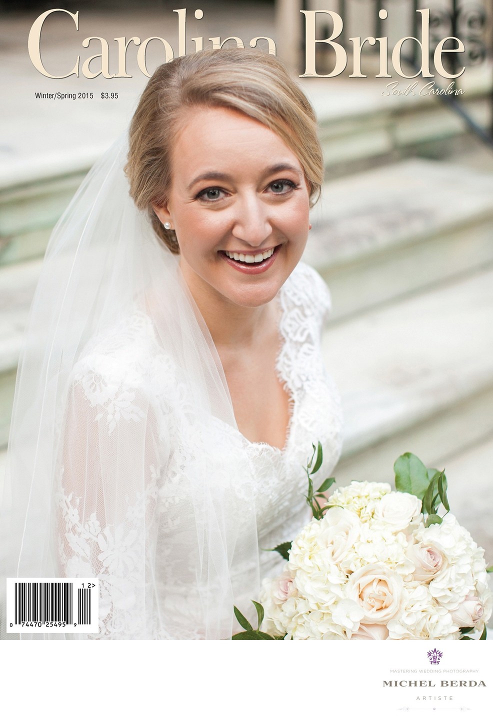 Carolina Bride July Cover 2015 Featued Wedding