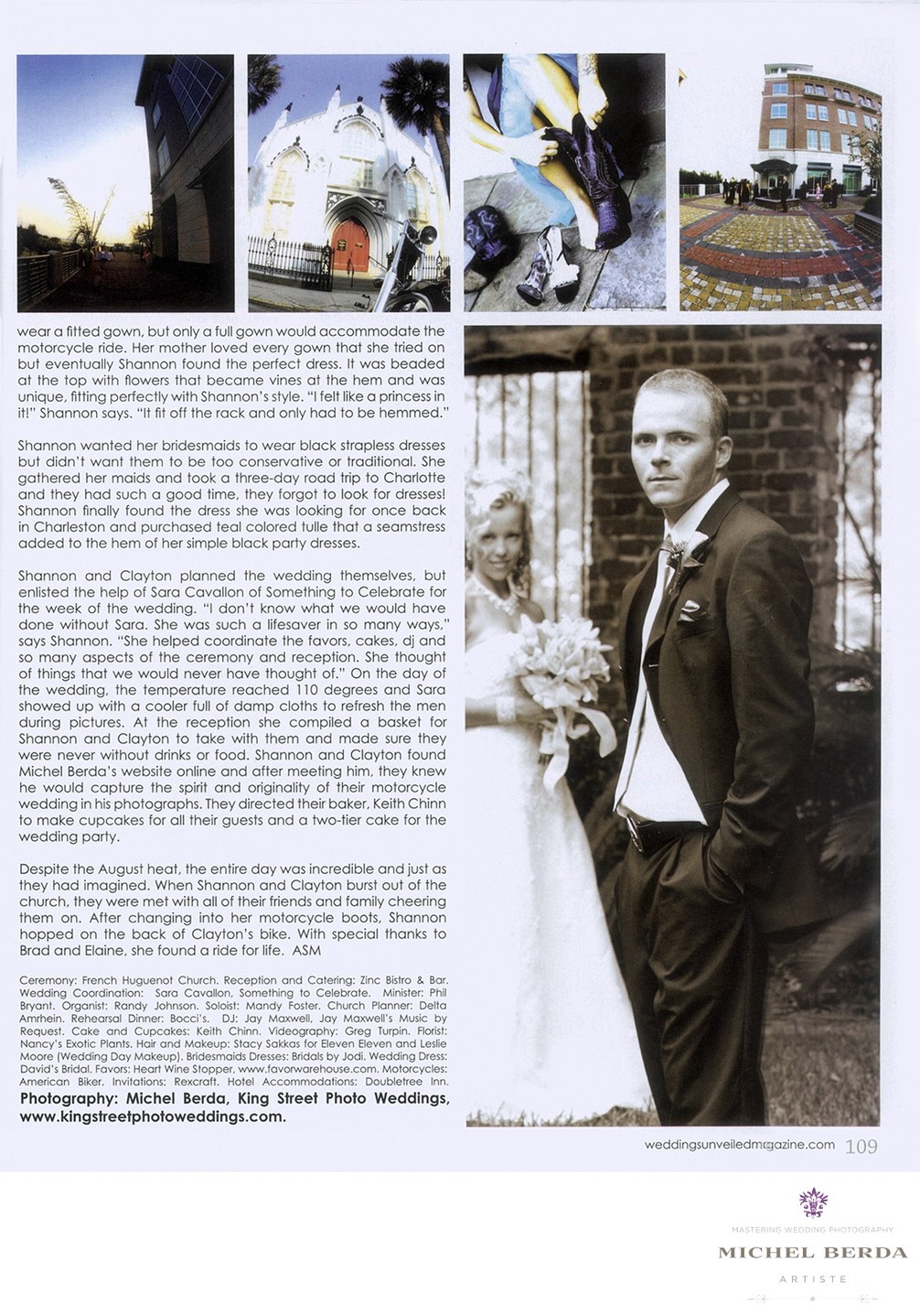 Weddings Unveiled Feature Shanon & Clayton King Street Photo Weddings PG 2