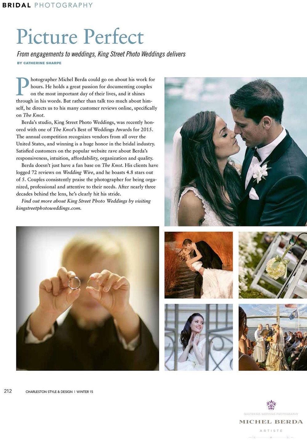 Charleston Style & Design Winter Wedding Feature 2015