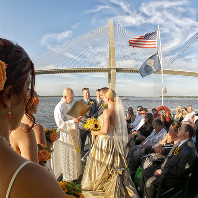 Charleston Harbor Tours & Cruises Wedding Photographer