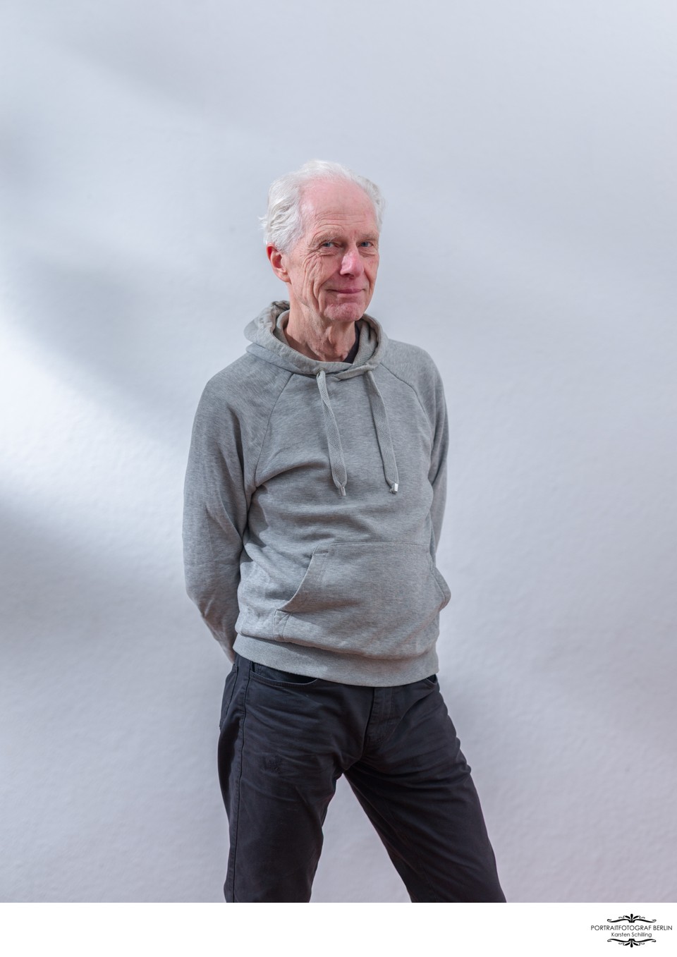 Fotoshooting im Studio mit Manfred