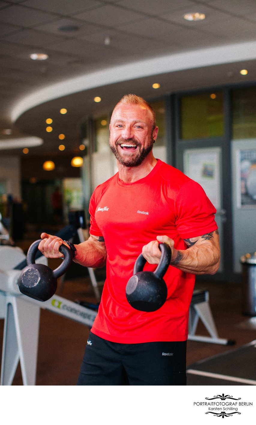 Teamfotos vor Ort bei Fitness First