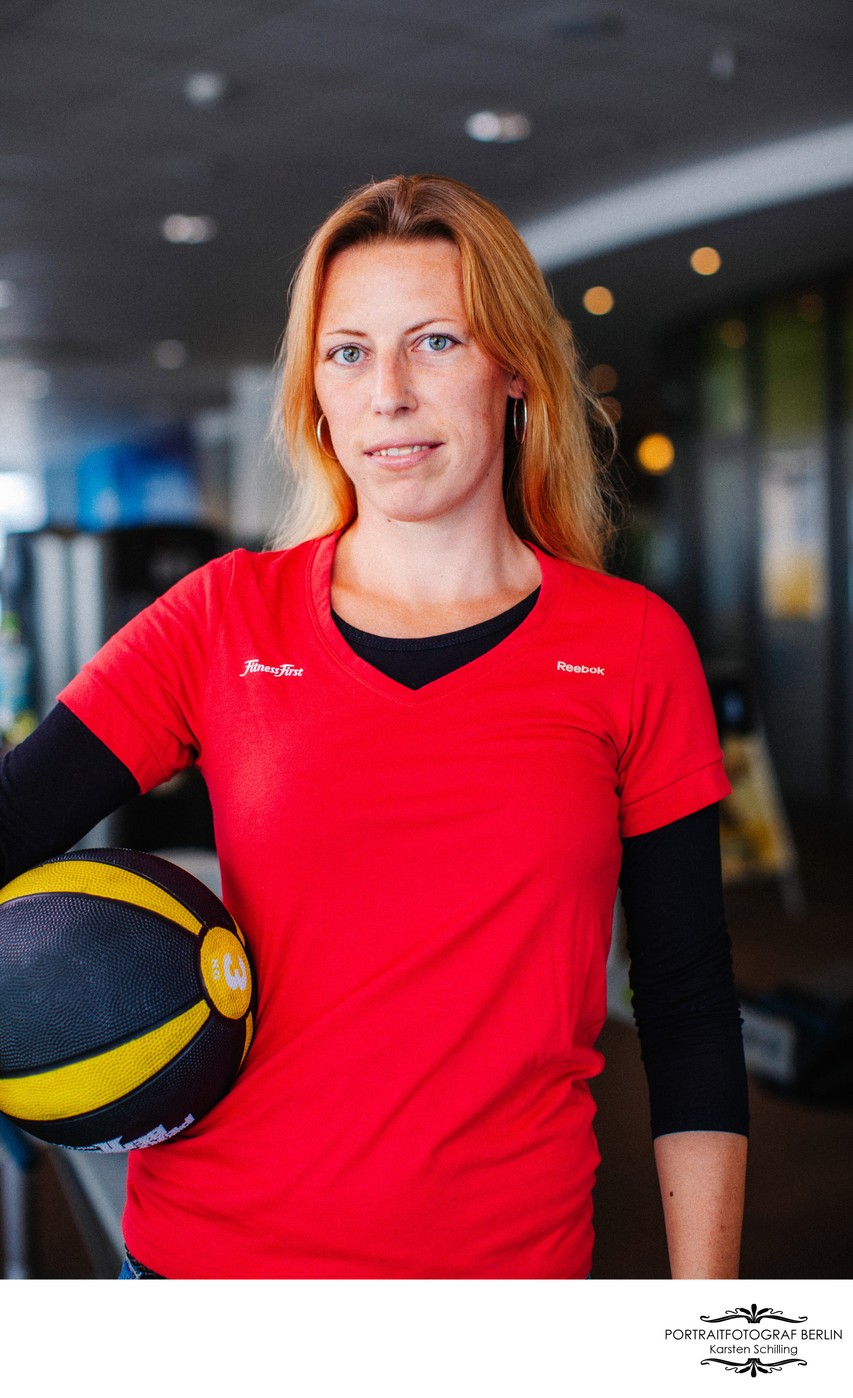 Fitness Beraterin Fotoshooting Key Art Portrait Berlin