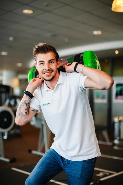 Fitness Berater Fotoshooting Key Art Mitarbeiterfoto