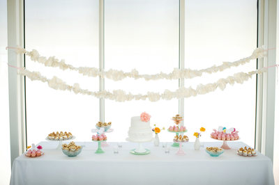 Wedding Details - Wedding cake and dessert display