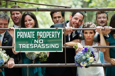 Private Property: NO TRESPASSING Wedding Photography - Los Angeles Wedding, Mitzvah & Portrait Photographer - Next Exit Photography
