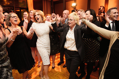 Jewish Hora Dance at the Wedding of Carol Leifer and Lori Wolf