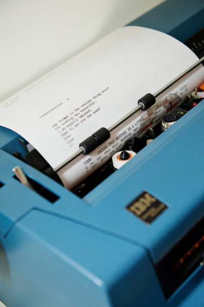 Wedding Details - Typewriter guestbook