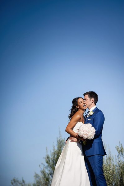 Blue Sky Bride and Groom - Los Angeles Wedding, Mitzvah & Portrait Photographer - Next Exit Photography