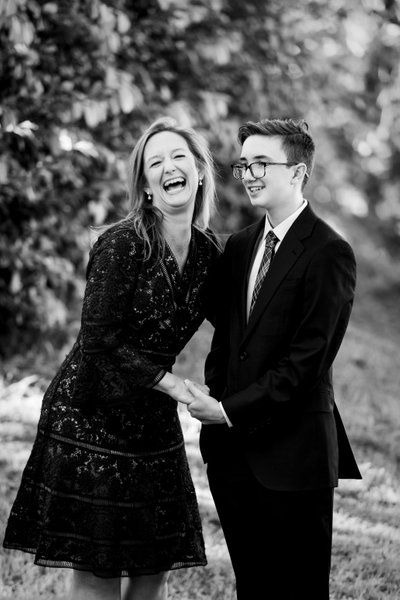 Mom and Son Bar Mitzvah Portrait