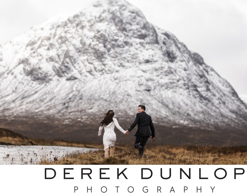 Glencoe Winter Engagement Session Scotland